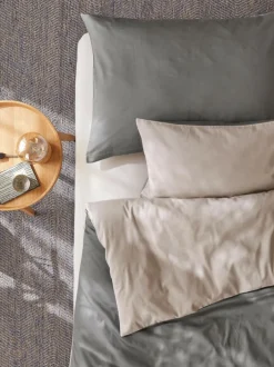 Grüne Erde Kissenüberzug JESPER, , 80 x 80 cm, 100 % Baumwolle, Satin, GOTS