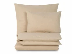 Grüne Erde Kissenüberzug MELBA, natur, 60 x 80 cm, 100 % Baumwolle, Edelflanell, GOTS