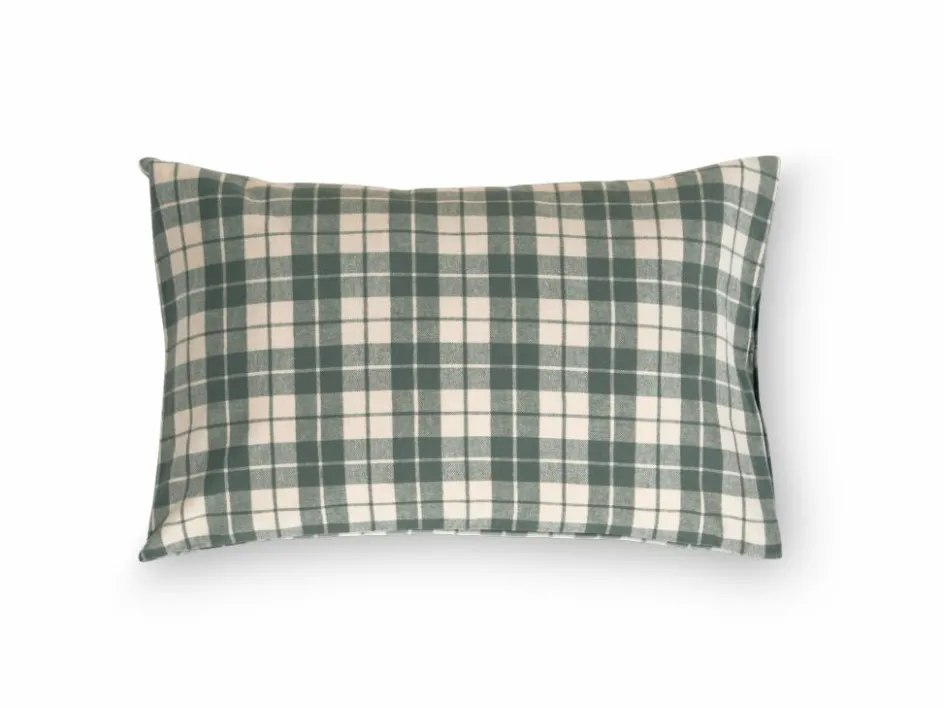 Grüne Erde Kissenüberzug SANDRO, , 40 x 60 cm, 100 % Baumwolle, GOTS