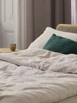 Grüne Erde Kissenüberzug VIVIEN, , 40 x 60 cm, 100 % Baumwolle, Musselin, GOTS