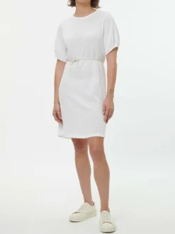 Grüne Erde Kleid aus Bio Baumwolle, 12 offwhite, S, GOTS