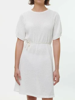 Grüne Erde Kleid aus Bio Baumwolle, 12 offwhite, S, GOTS