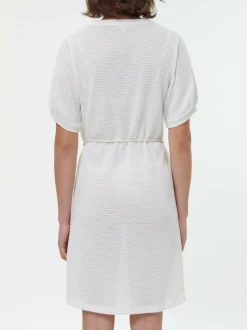 Grüne Erde Kleid aus Bio Baumwolle, 12 offwhite, S, GOTS