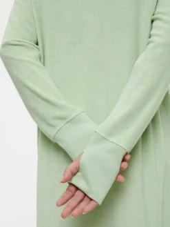 Grüne Erde Kleid aus Bio-Baumwolle, 44 pastellgrün, S, GOTS