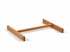 Grüne Erde Kleiderschrank Kurami, Kleiderstange inkl. 2 Stk. Halterungen, B=59,2cm, Abteil B,