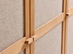 Grüne Erde Kleiderschrank Tenso 3-türig, Wollstoff Tano Natur (79),