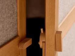 Grüne Erde Kleiderschrank Tenso 3-türig, Wollstoff Tano Natur (79),