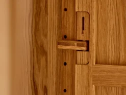 Grüne Erde Kleiderschrank Tenso 2-türig, Wollstoff Tano Natur (79),