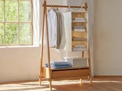 Grüne Erde Kleiderständer Jukai Pur, + 2 Anbauelemente,