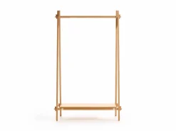 Grüne Erde Kleiderständer Jukai Pur, mit Ablageboard,