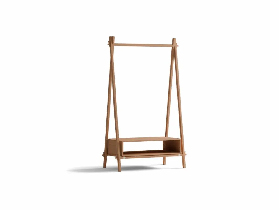 Grüne Erde Kleiderständer Jukai Pur, mit Box,