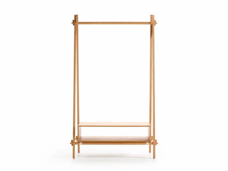 Grüne Erde Kleiderständer Jukai Pur, mit Box,