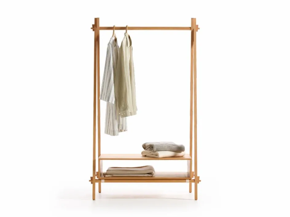 Grüne Erde Kleiderständer Jukai Pur, mit Box,