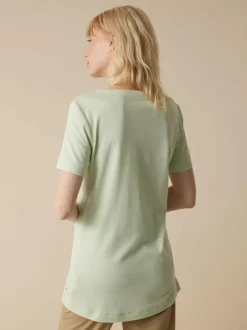 Grüne Erde Kurzarmshirt aus Bio Baumwolle, , 36, GOTS