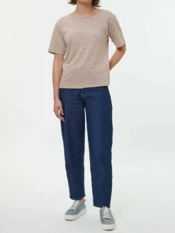 Grüne Erde Kurzarmshirt aus Bio Leinen/Baumwolle, , 38, GOTS