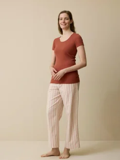 Grüne Erde Kurzarmshirt aus Bio Wolle, , XL