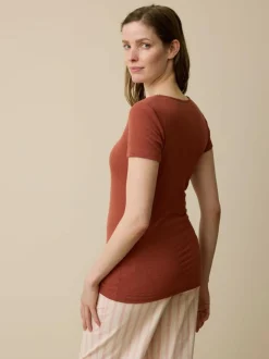 Grüne Erde Kurzarmshirt aus Bio Wolle, , XL