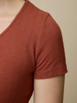 Grüne Erde Kurzarmshirt aus Bio Wolle, , XL