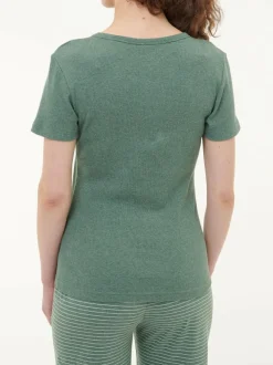 Grüne Erde Kurzarmshirt aus Bio-Baumwolle, , S, GOTS