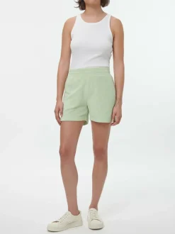 Grüne Erde Kurze Hose aus Bio-Baumwolle, 44 pastellgrün, S, GOTS