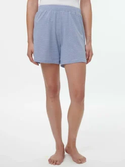 Grüne Erde Kurze Schlafhose aus Bio-Baumwolle, , XS, GOTS