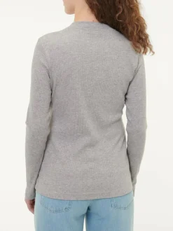 Grüne Erde Langarmshirt aus Bio Baumwolle/Wolle, , 38, GOTS