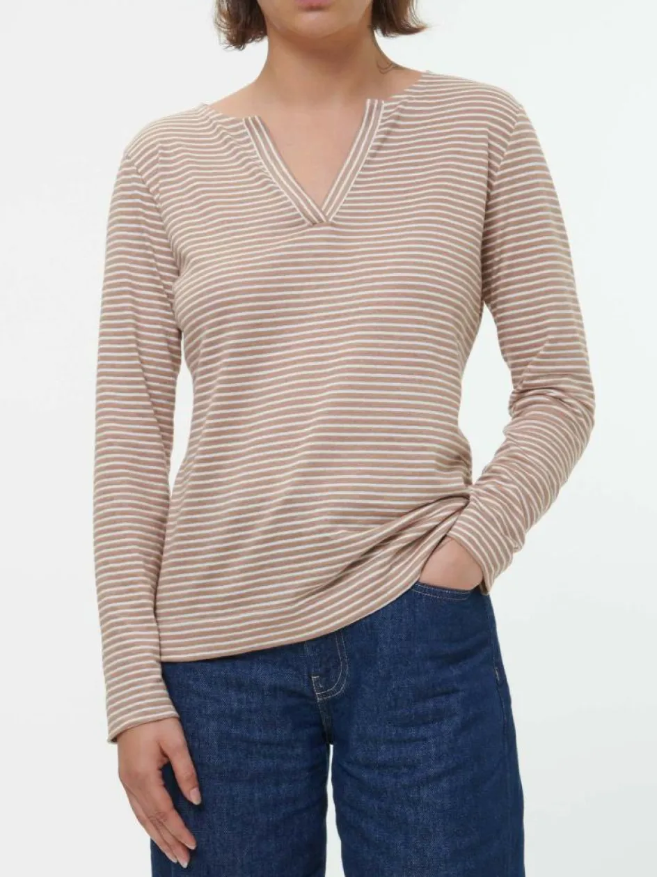 Grüne Erde Langarmshirt aus Bio Leinen/Baumwolle, , 38, GOTS