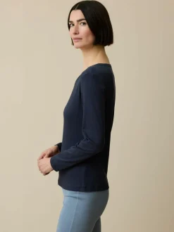 Grüne Erde Langarmshirt aus Bio-Baumwolle, , 38, GOTS