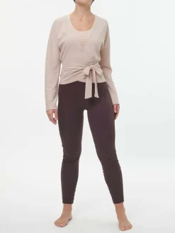 Grüne Erde Langarm-Wickelshirt aus Bio Baumwolle/Hanf, , 44, GOTS