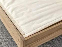 Grüne Erde Lattenrostauflage, 90 x 200/210 cm, 100 % Schurwolle (Schaf), GOTS