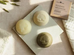 Grüne Erde MOHN & MINERALIEN erfrischende Peelingseife für das Gesicht 80 g