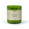 Grüne Erde Natürliche Rapswachskerze SOMMERNACHT im rezyklierten Glas, Holzdocht, 325 ml, H 9,5 cm, ø 8,5 cm