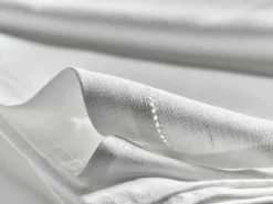 Grüne Erde Oberleintuch EDINA, weiß, 140 x 220 cm, Reinleinen, GOTS