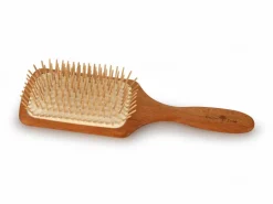 Grüne Erde Paddelbürste, ca. 24,5 cm, Buchenholz, Naturkautschuk