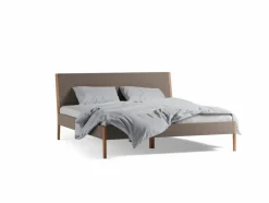 Grüne Erde Polsterbett Almeno, 180 x 200, mit Bezug Wollstoff Tano Natur (79),