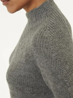 Grüne Erde Pullover aus Alpakawolle, , S