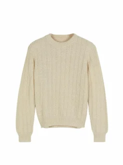 Grüne Erde Pullover aus Alpakawolle, , S