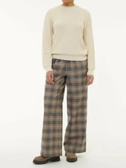 Grüne Erde Pullover aus Alpakawolle, , S