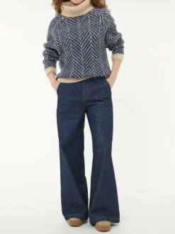 Grüne Erde Pullover aus Alpakawolle und Bio-Baumwolle, , S