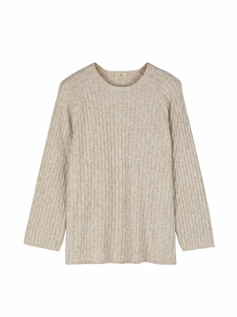 Grüne Erde Pullover aus Bio-Baumwolle und Wolle, , S, GOTS