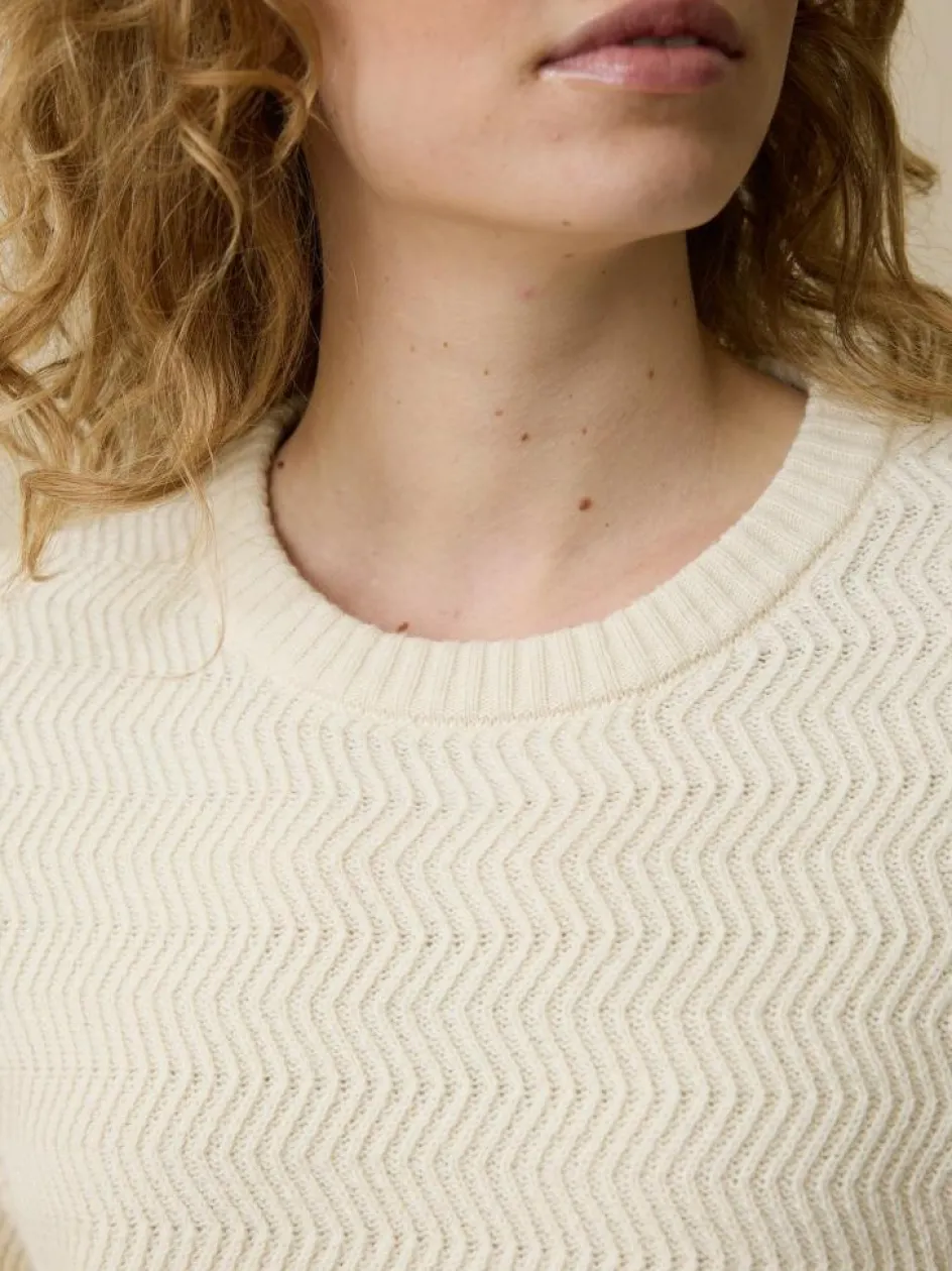 Grüne Erde Pullover aus Bio-Baumwolle und Wolle, 13 natur, XL, GOTS