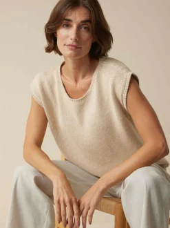 Grüne Erde Pullover aus Bio-Baumwolle und Leinen, , XL, GOTS