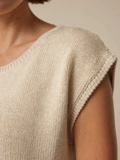 Grüne Erde Pullover aus Bio-Baumwolle und Leinen, , XL, GOTS