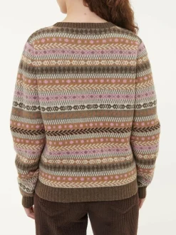 Grüne Erde Pullover aus Yakwolle, Wolle und Kamelhaar, , S