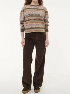 Grüne Erde Pullover aus Yakwolle, Wolle und Kamelhaar, , S