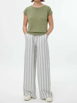 Grüne Erde Pullunder aus Bio-Baumwolle, 43 olivgrün, S, GOTS