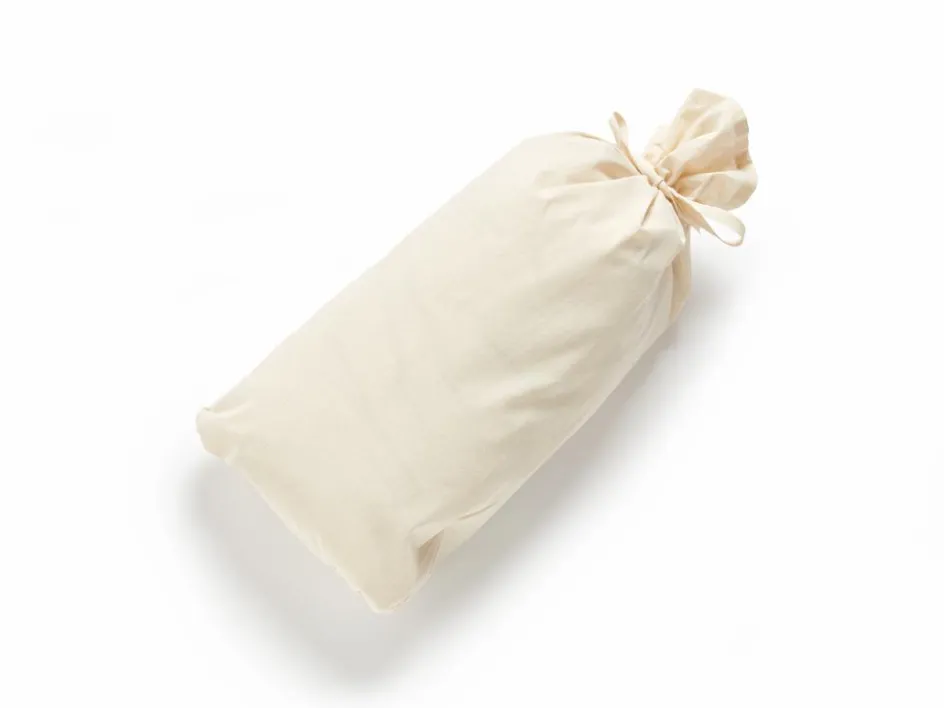 Grüne Erde Reisekissen BW/Naturlatexflocken, 40 x 40 cm, niedrig, GOTS, NATURTEXTIL BEST