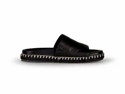 Grüne Erde Riemchensandale aus Bio Leder, 01 schwarz, 38