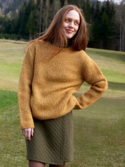 Grüne Erde Rock aus Bio-Baumwolle, 52 cactus, S, GOTS