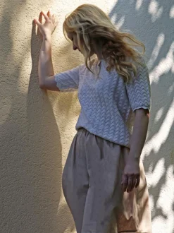 Grüne Erde Rock aus Bio-Baumwolle und Leinen, , 38, GOTS